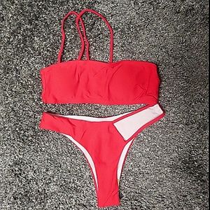 Shoulder Split Bathing Suit